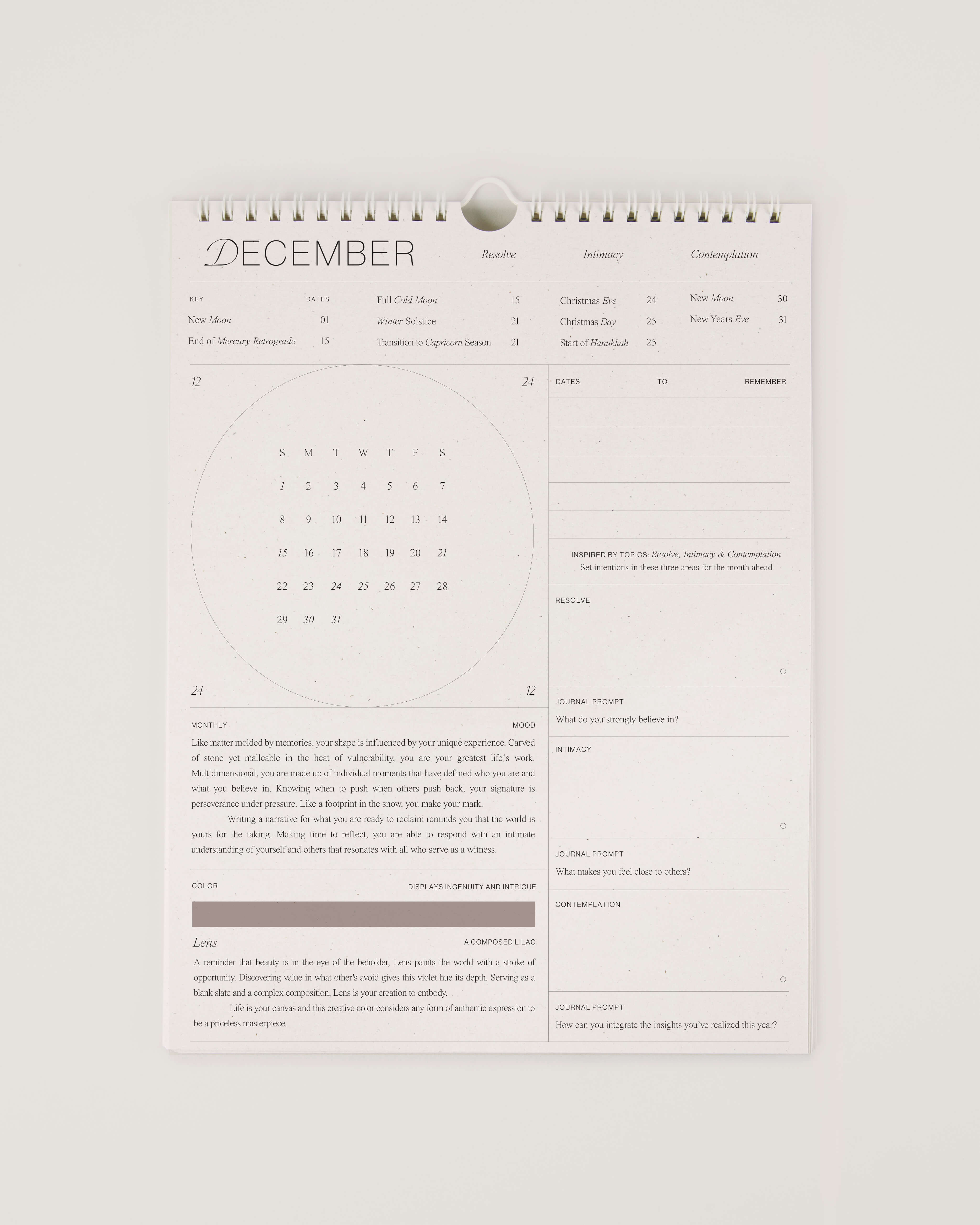 2024 Intentional Planner – Wilde House Paper