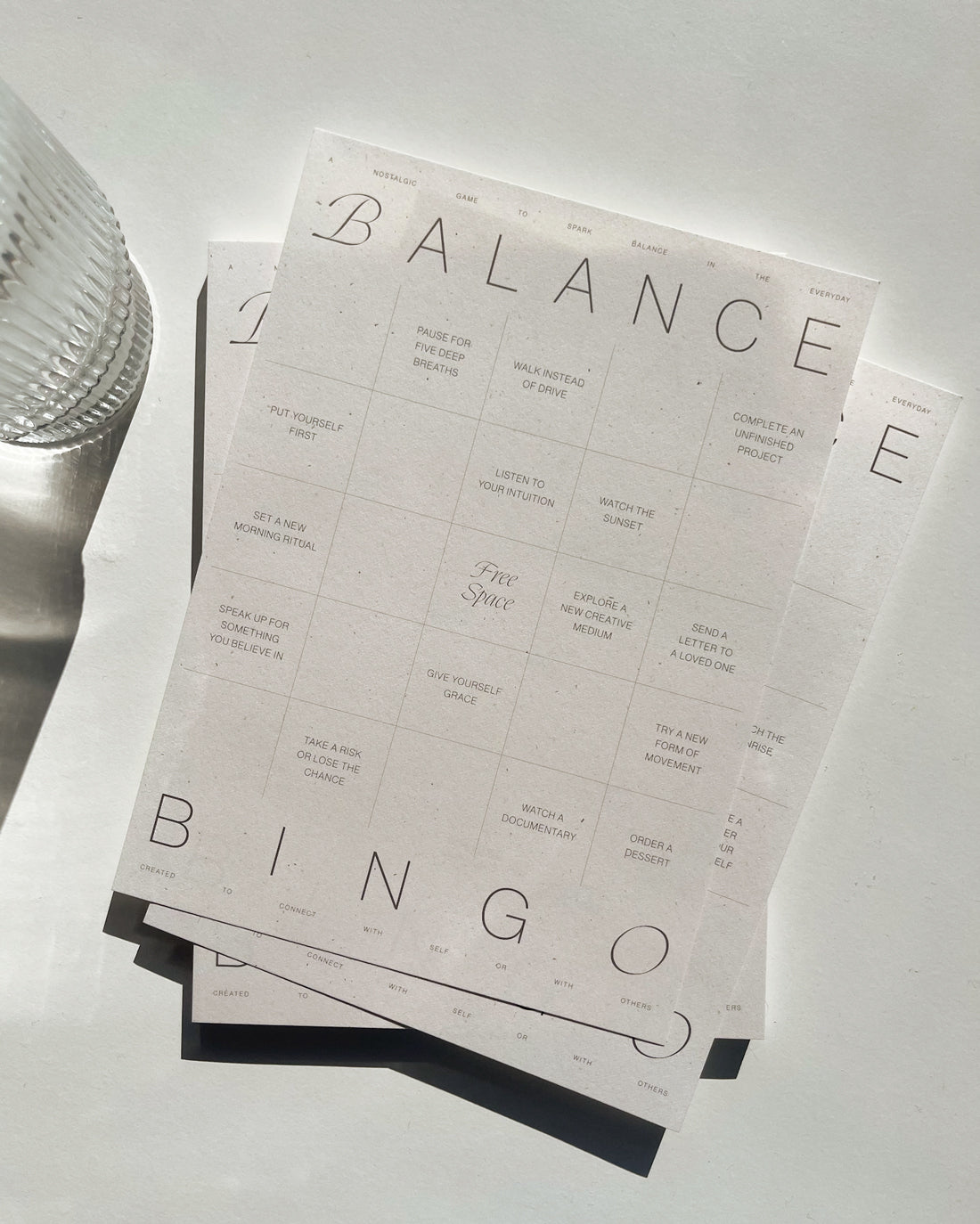 Balance Bingo Pad