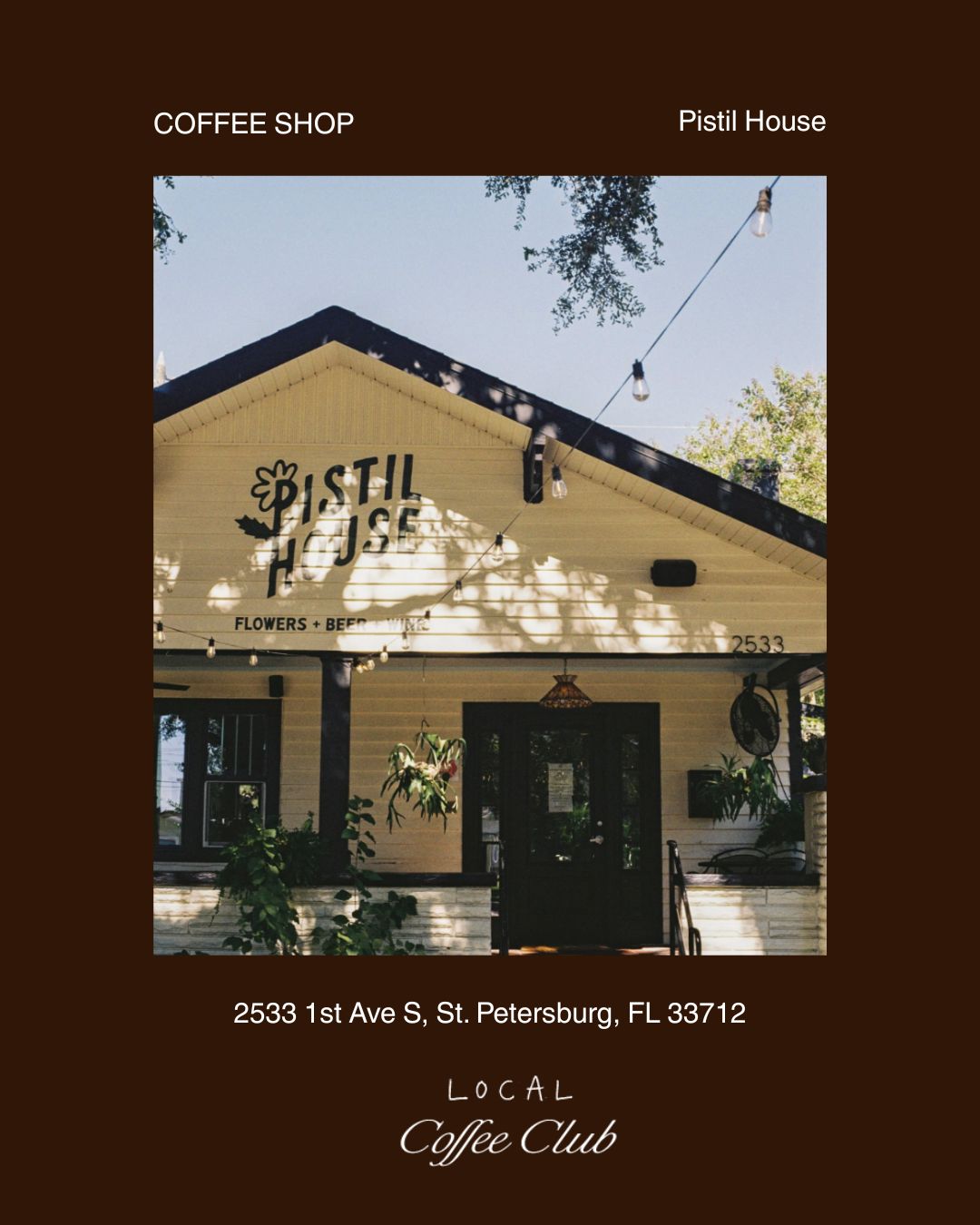 11.7 St. Petersburg Local Coffee Club