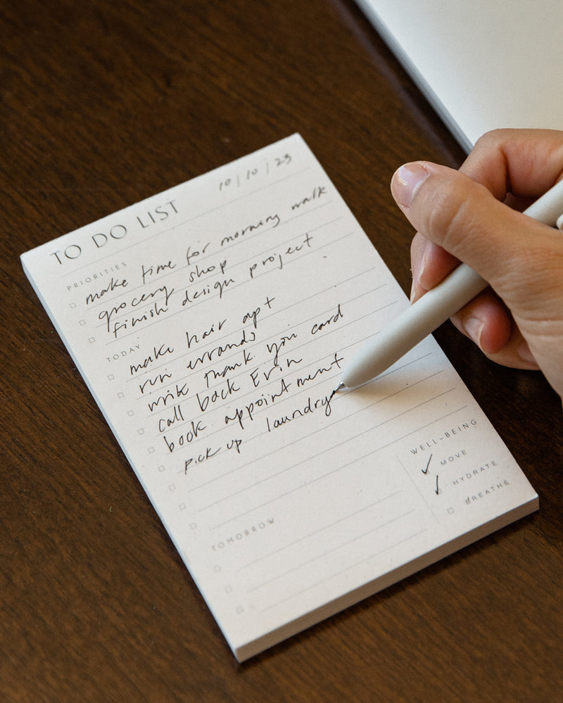 To Do List Pad – Wilde House Paper