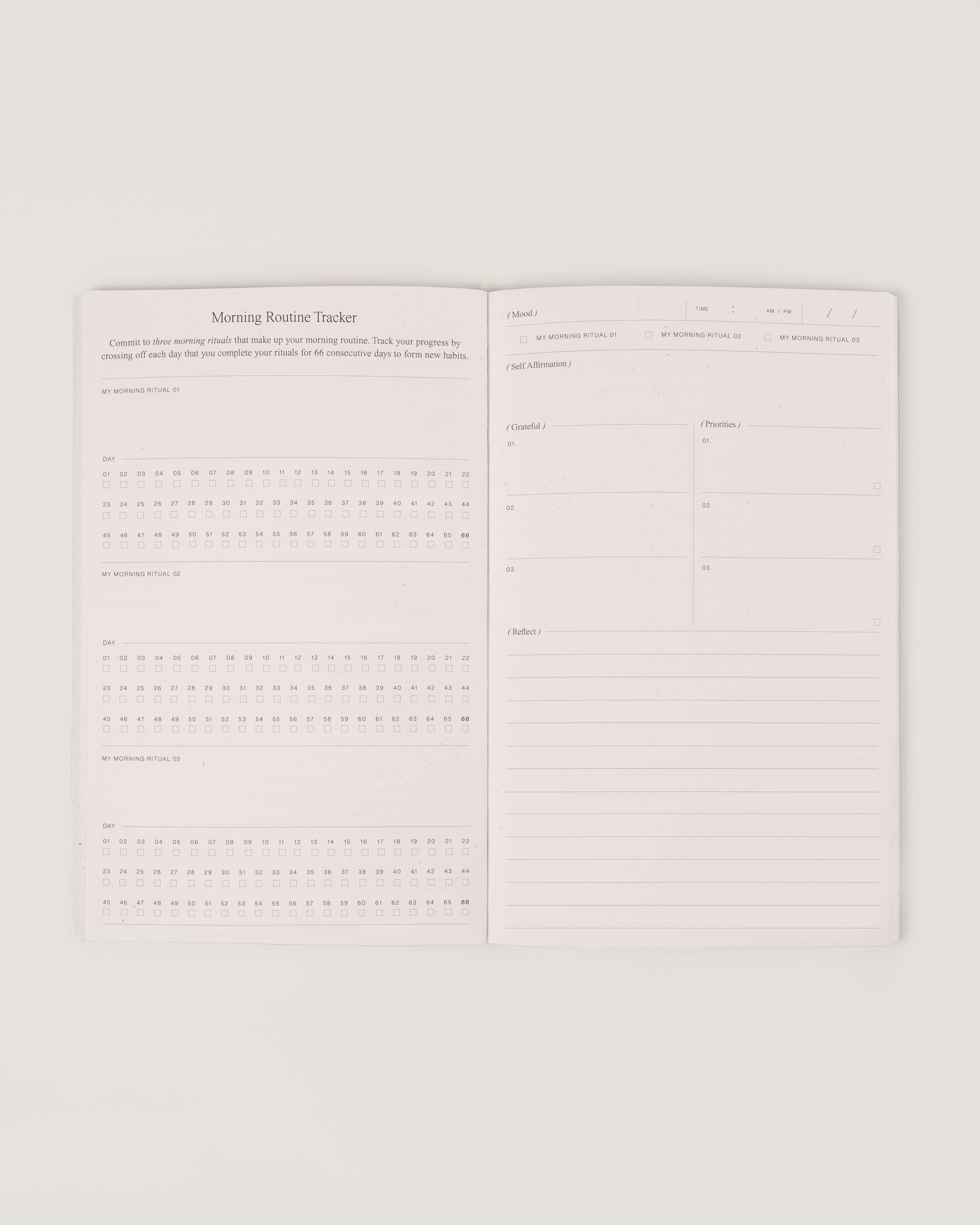 Morning Routine Journal – Wilde House Paper